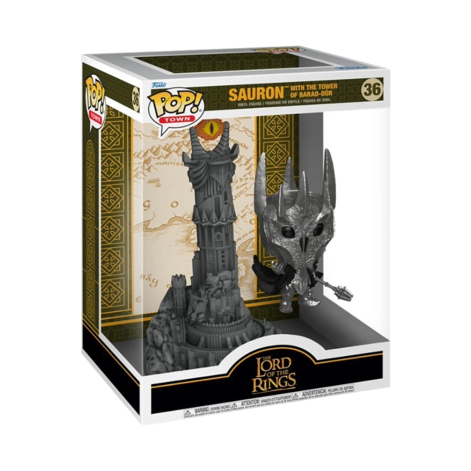 Funko POP!Town Herr der Ringe - Sauron with the Tower of Barad-Dur 36
