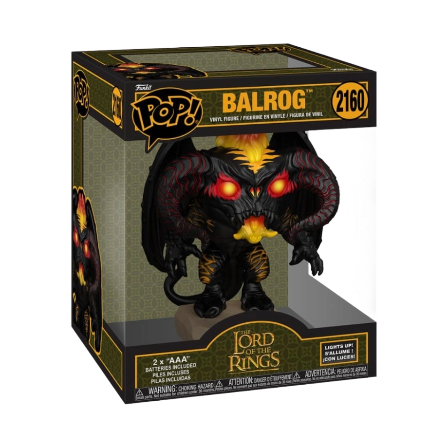 Funko POP!SuperSized Herr der Ringe - Balrog 2160 *Lights Up*