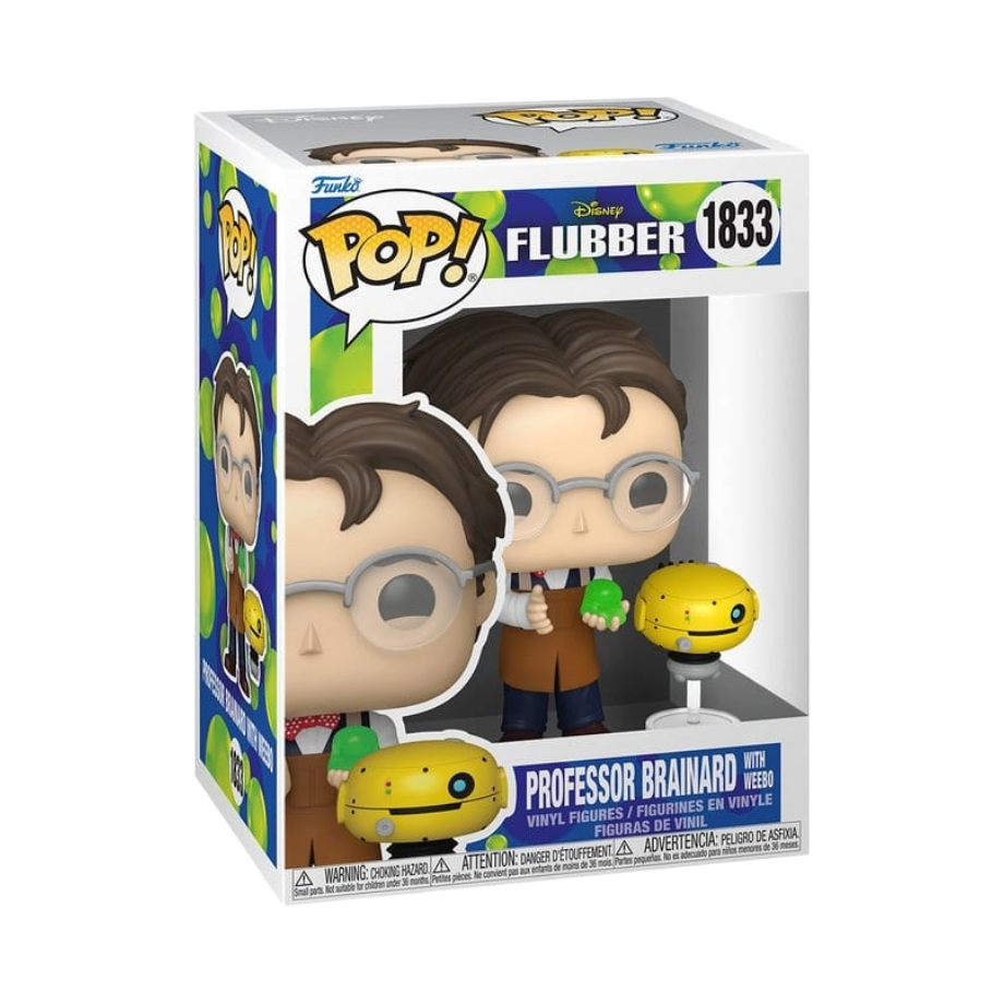 Funko POP! Flubber - Professor Brainard with Weebo 1833 *Chase Bundle*