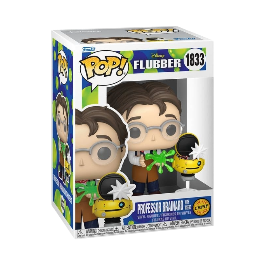 Funko POP! Flubber - Professor Brainard with Weebo 1833 *Chase Bundle*