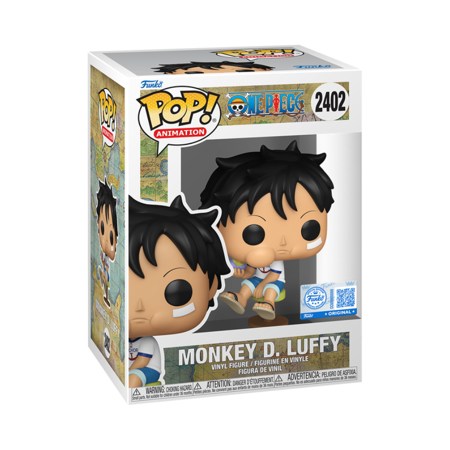 Funko POP! One Piece - Kid Luffy Eating DF 2402 *Exclusive*