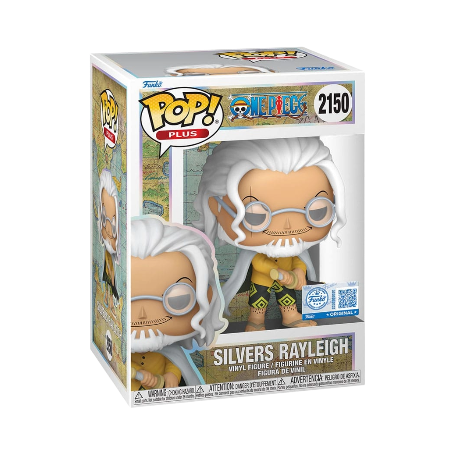 Funko POP!PLUS One Piece - Silvers Rayliegh *light Box Damage* EXCLUSIVE
