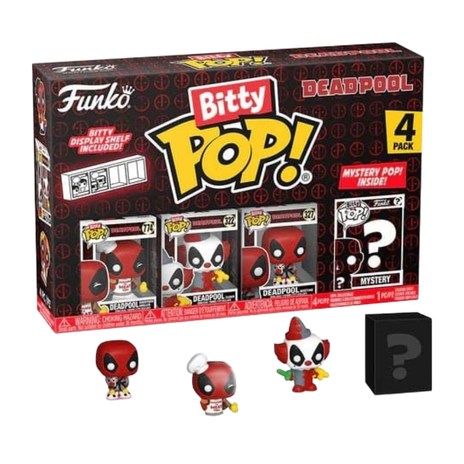 Funko Bitty Pop! Deadpool - 4er-Pack BBQ Master