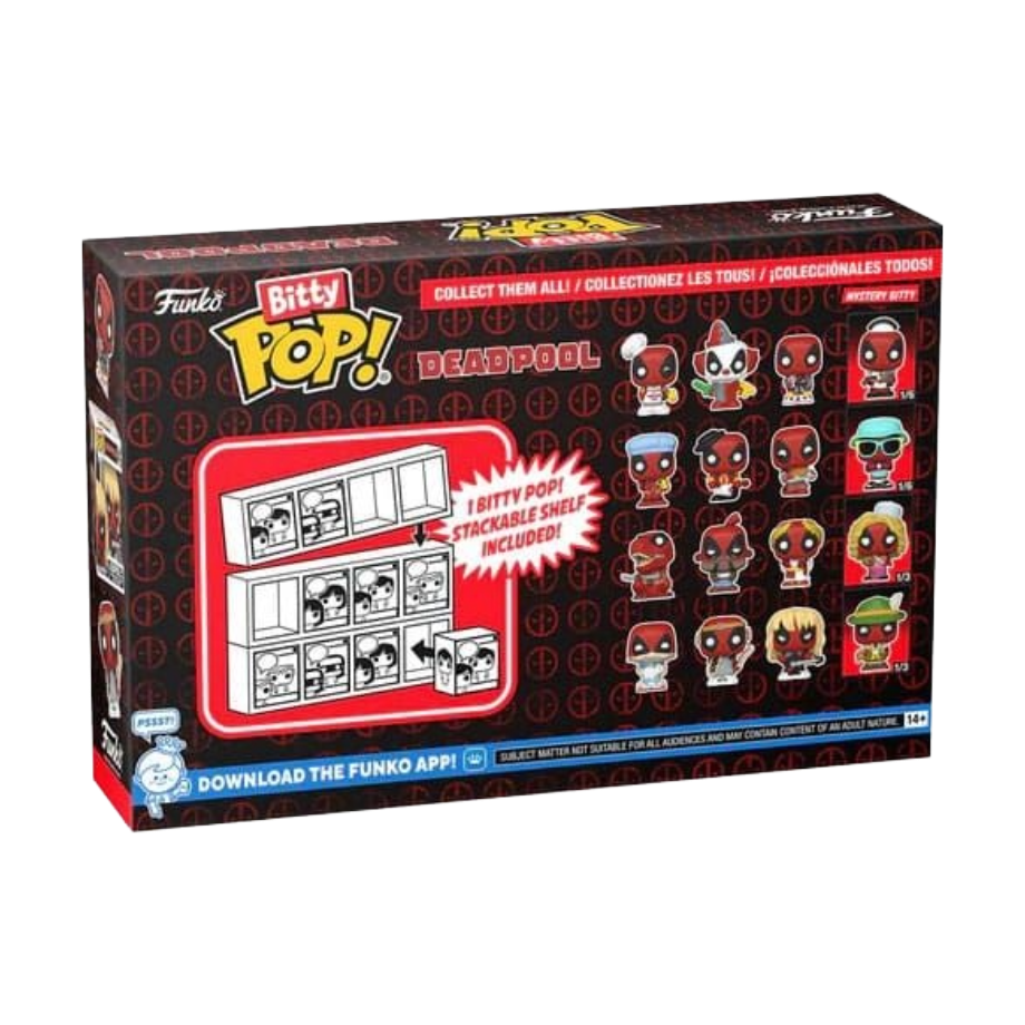 Funko Bitty Pop! Deadpool - 4er-Pack Bathtime