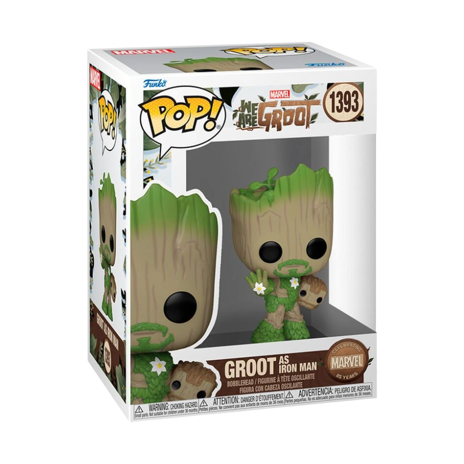 Funko Pop! Marvel We are Groot - Groot as Iron Man 1393