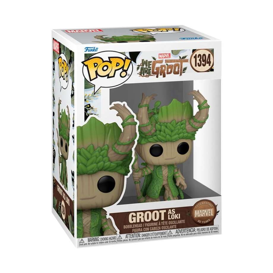 Funko Pop! Marvel We are Groot - Groot as Loki 1394