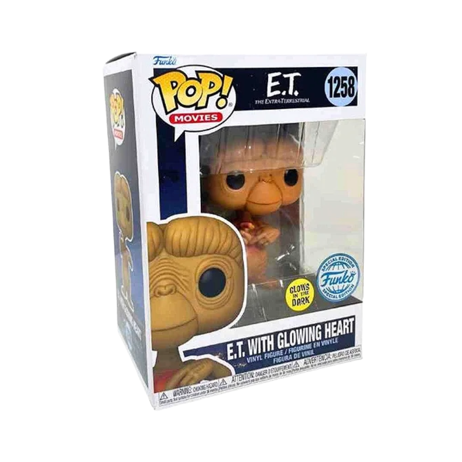 Funko Pop! E.T. 40th Anniversary - E.T. w/heart 1258 *Exclusive*