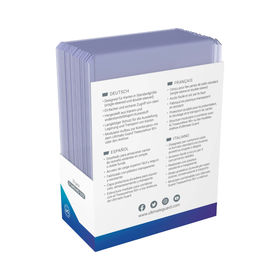 Ultimate Guard Card Covers Toploading 35 pt Transparent (25er-Pack)