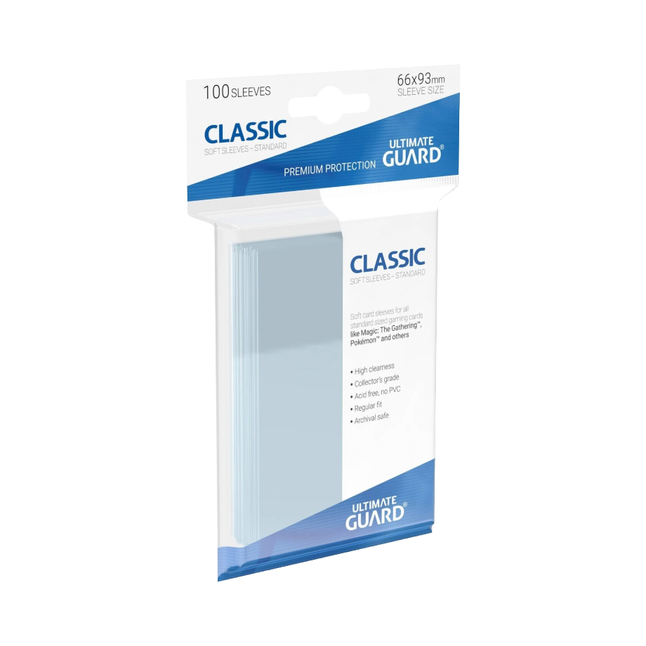 Ultimate Guard Classic Soft Sleeves Standardgröße Transparent (100)