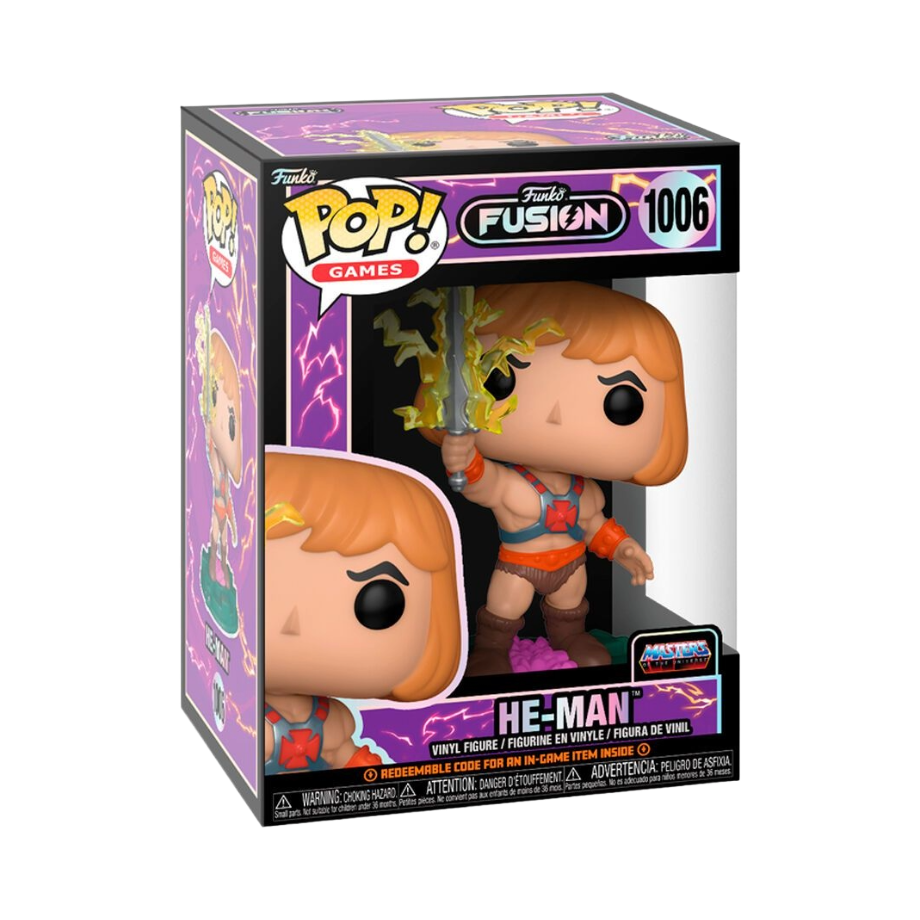Funko Pop! Games Funko Fusion: Masters of the Universe He-Man 1006 *Chase Bundle*