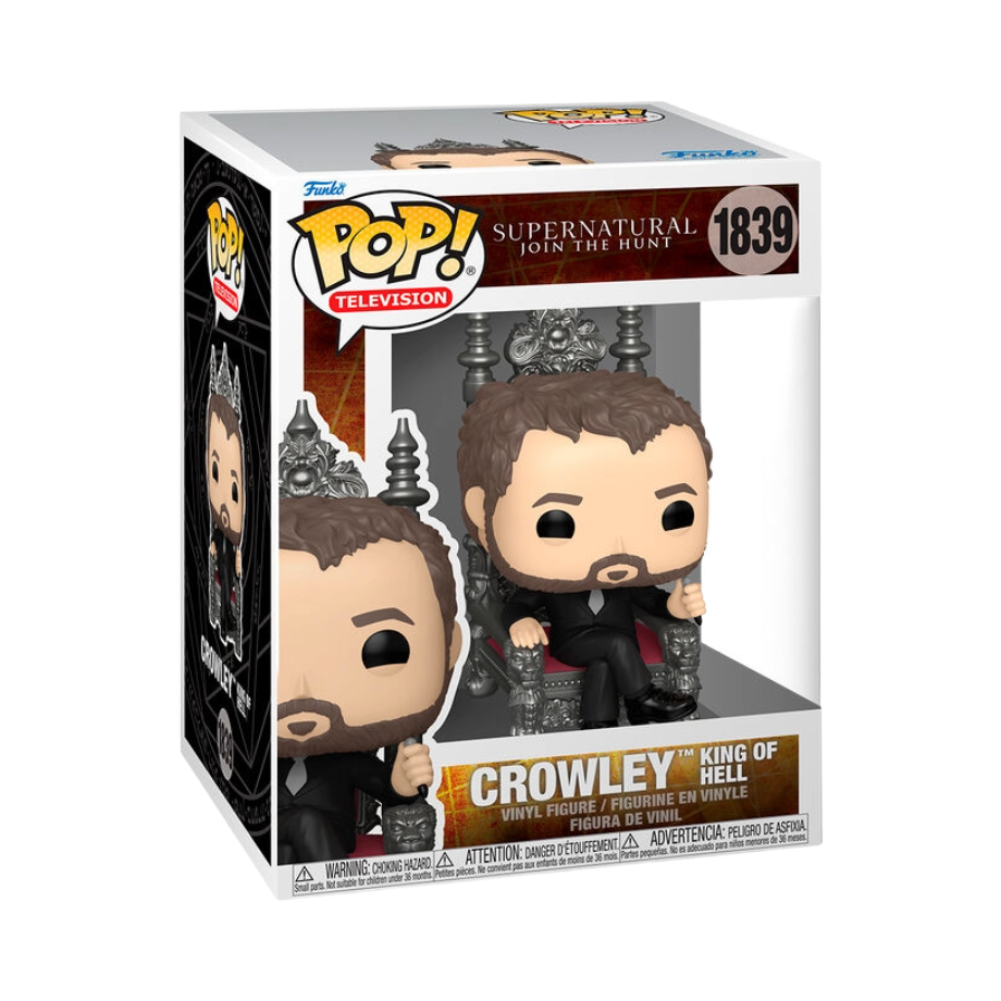 Funko Pop! PREMIUM Supernatural Join the Hunt - Crowley King of Hell 1839