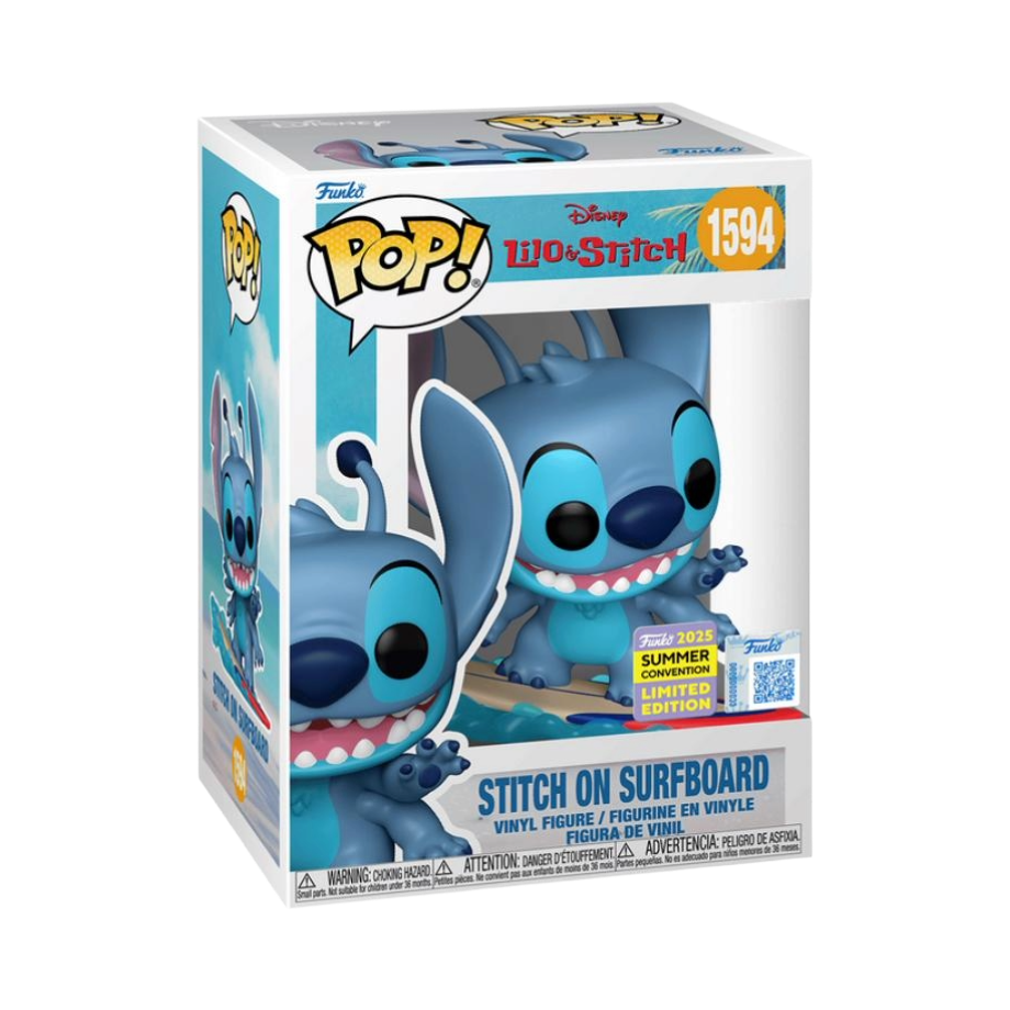 Funko POP! Lilo & Stitch - Stitch on Surfboard 1594 *SDCC Exclusive*