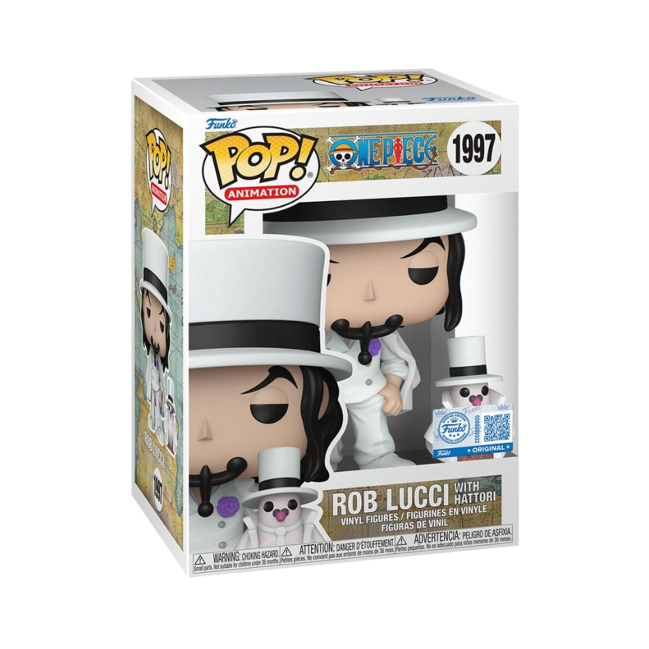 Funko POP! One Piece - Rob Lucci with Hattori 1997 *Chance auf Chase* EXCLUSIVE
