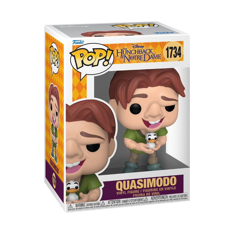 Funko POP! Der Glöckner von Notre Dame - Quasimodo with Bird 1734