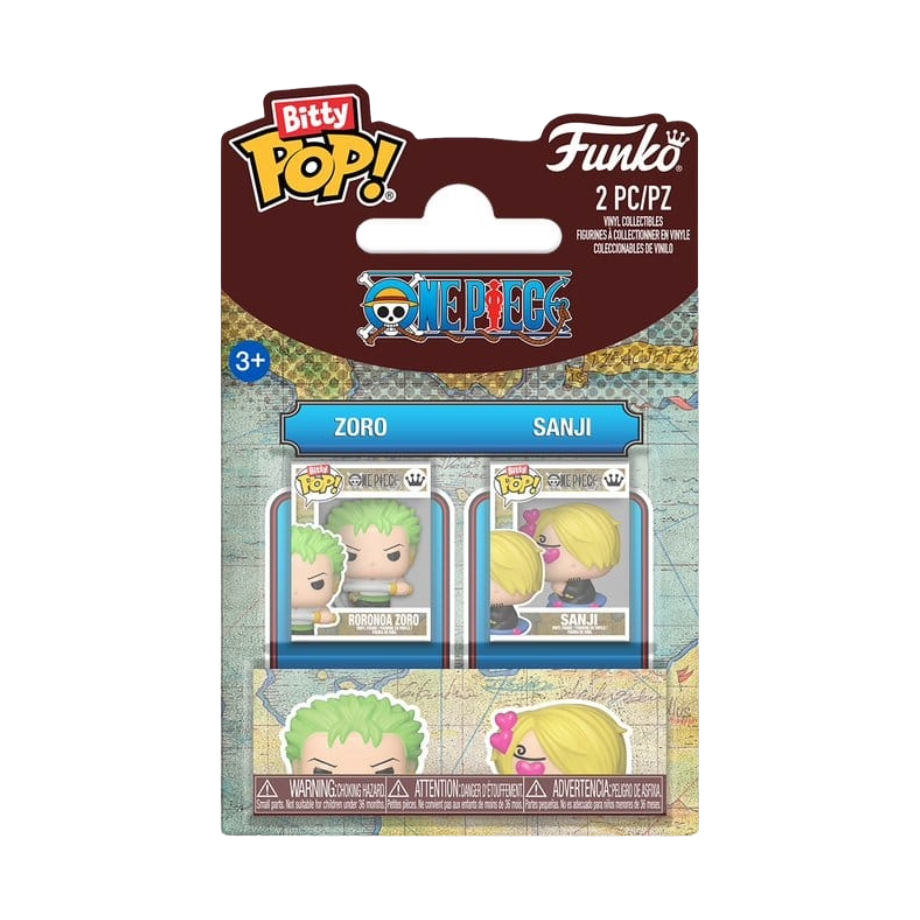 Funko Bitty POP! One Piece - Zoro & Sanji 2-Pack