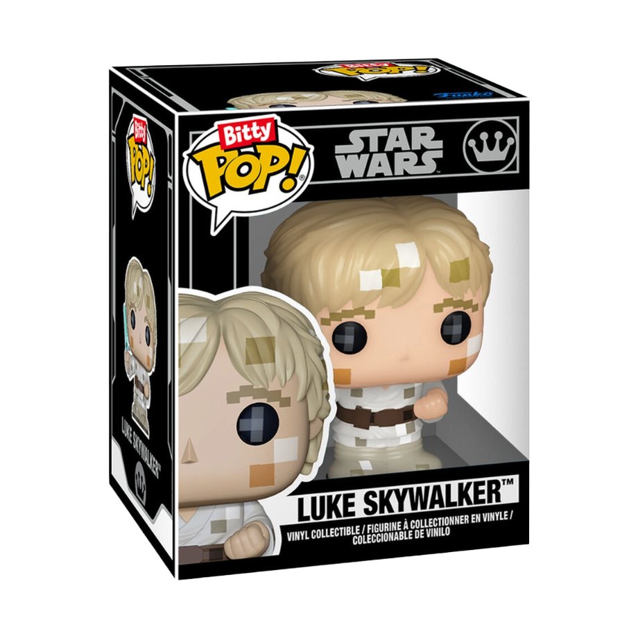 Funko Bitty POP! Star Wars - 8 Bit Luke Skywalker & Arcade Case