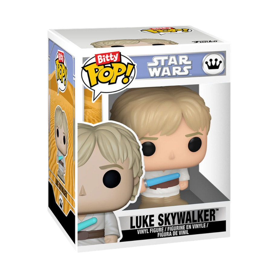 Funko Bitty POP! Star Wars - 8 Bit Luke Skywalker & Arcade Case