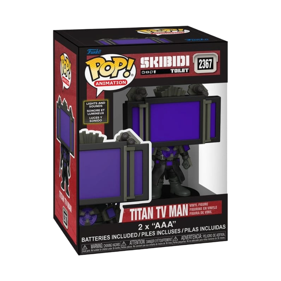 Funko POP! Skibidi Toilet - Titan TV Man(SFX) 2367 *Light & Sound*