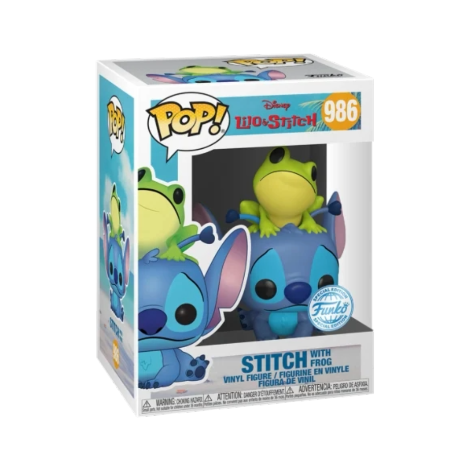 Funko POP! Lilo & Stitch - Stitch with Frog 986 *Exclusive*