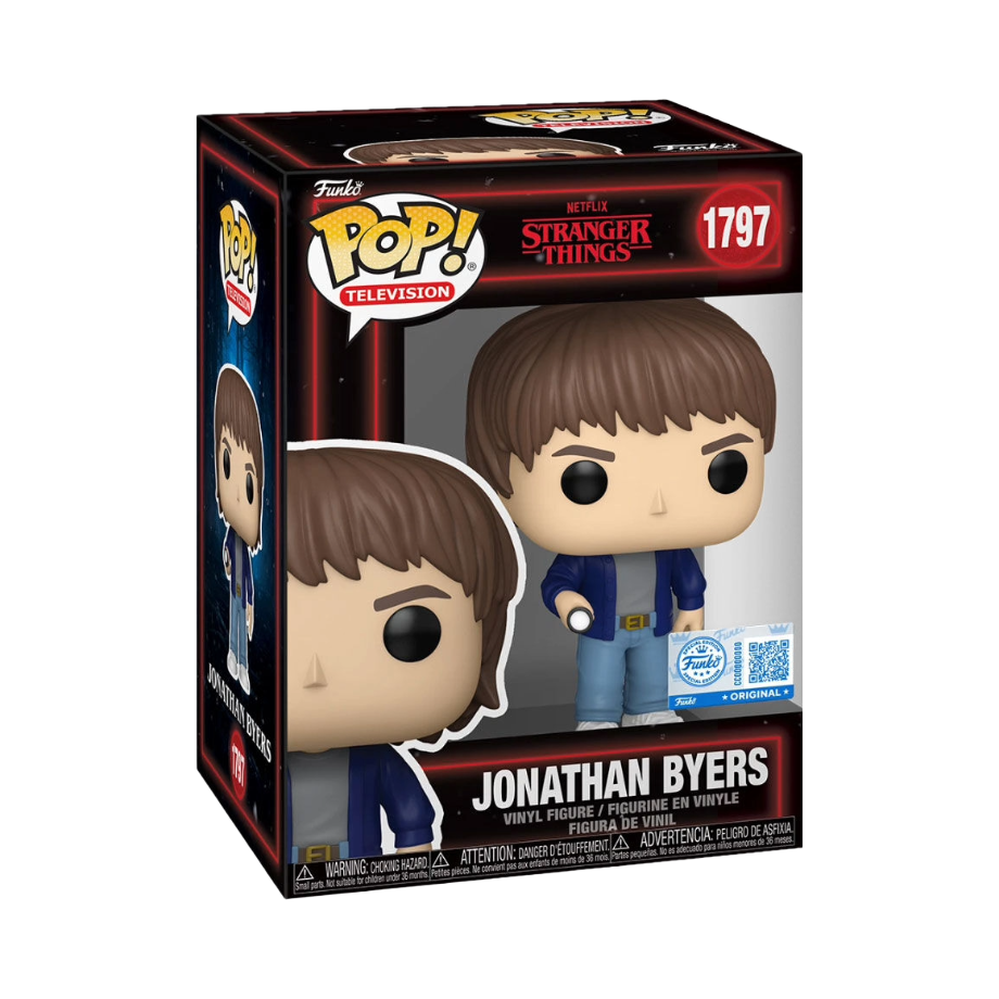 Funko POP! Stranger Things - Jonathan Byers with flashlight 1797 *EXCLUSIVE*