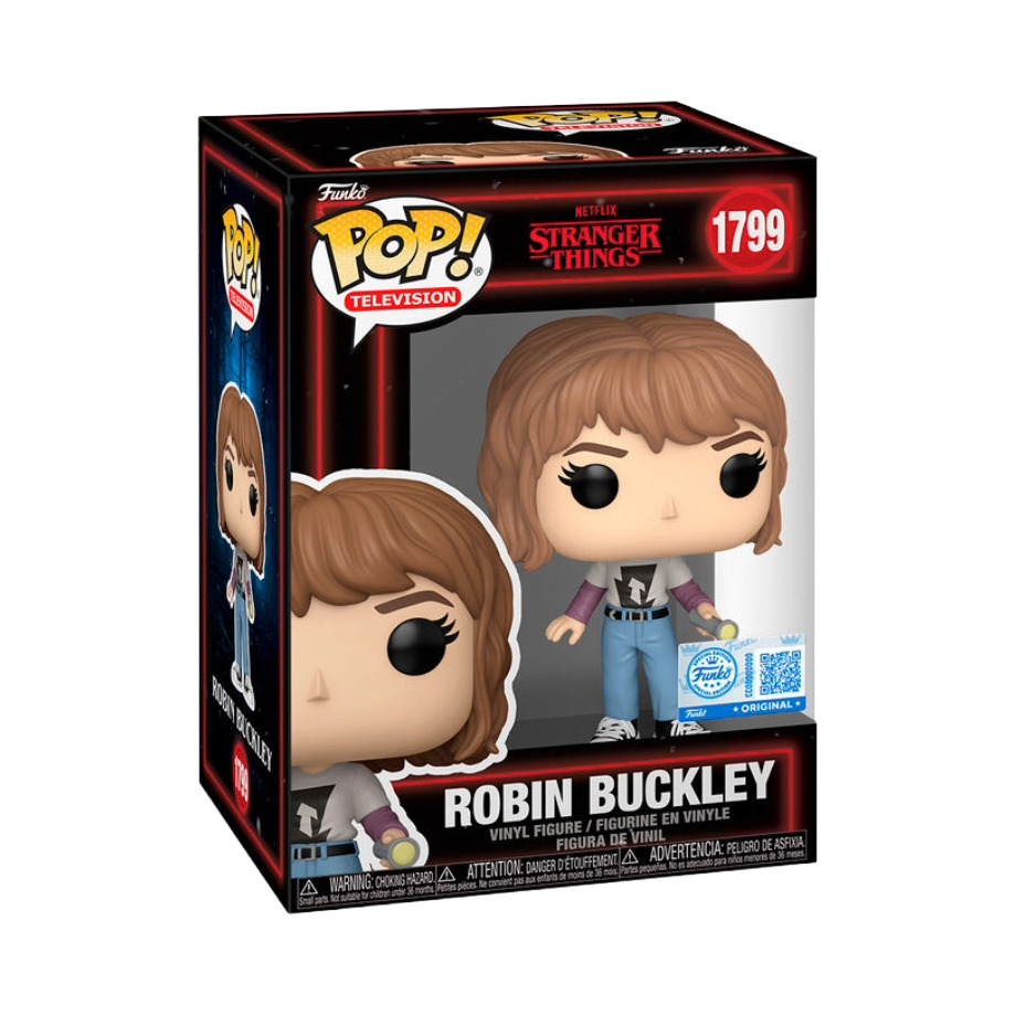 Funko POP! Stranger Things - Robin Buckley with Flashlight 1799 *EXCLUSIVE*