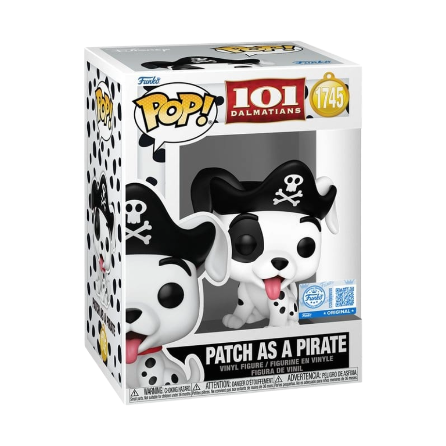 Funko Pop! 101 Dalmatiner - Patch (Pirate Costume) 1745 *Exclusive*
