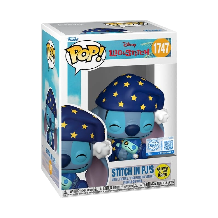 Funko Pop! Lilo & Stitch - Stitch in PJs 1745 *Exclusive glow*