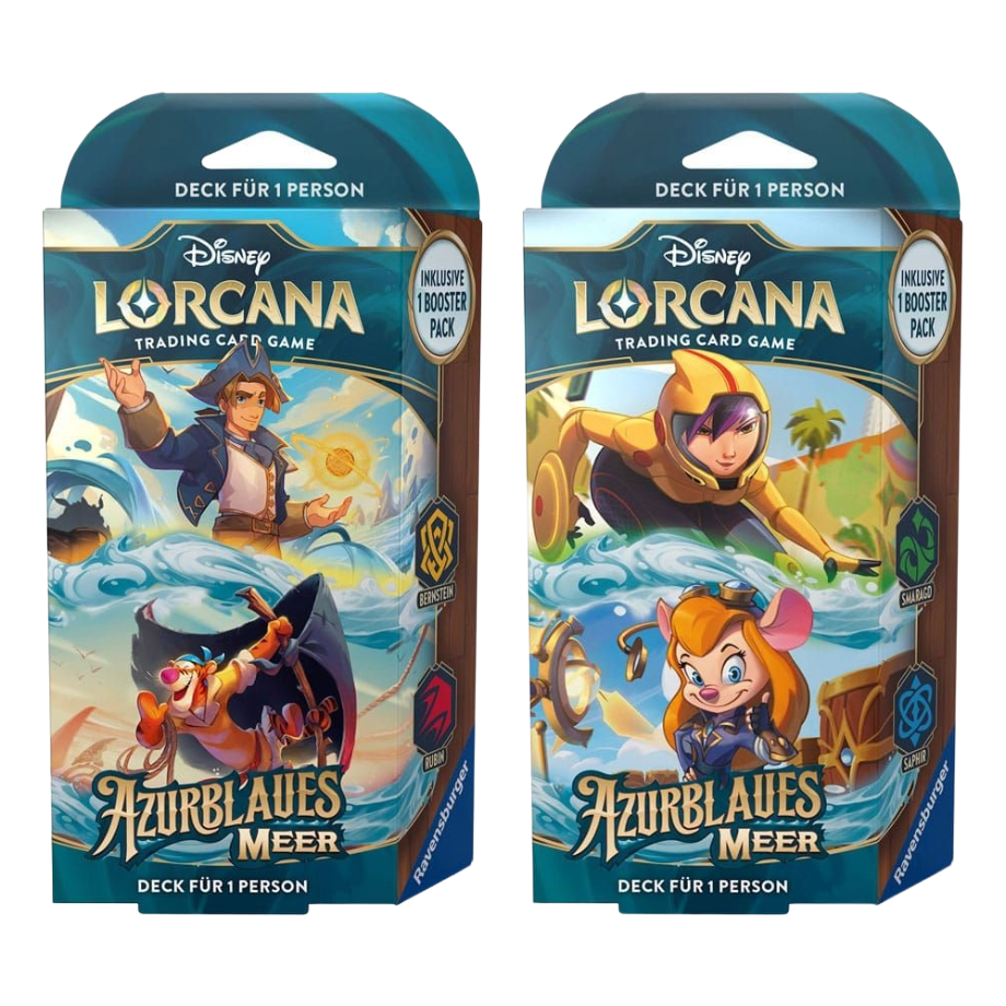 Ravensburger - Disney Lorcana TCG Azurblaues Meer - Starter Deck *Deutsche Edition*