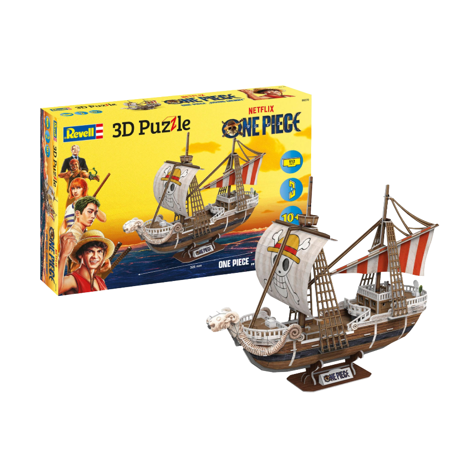 Revell - One Piece 3D Puzzle Flying Lamb / Going Merry 32 cm