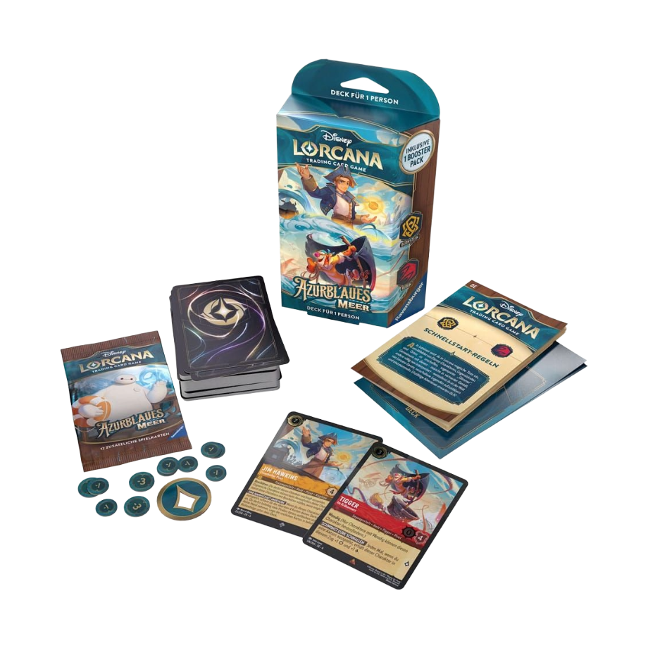 Ravensburger - Disney Lorcana TCG Azurblaues Meer - Starter Deck *Deutsche Edition*