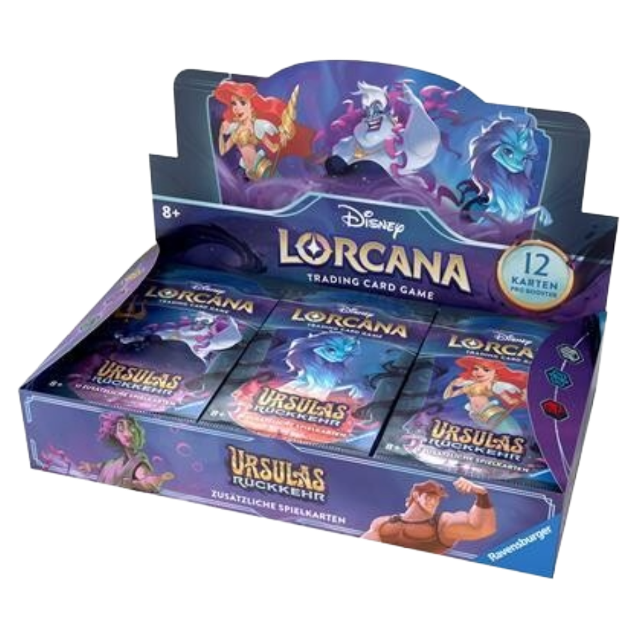 Ravensburger - Disney Lorcana TCG Ursulas Rückkehr - Booster Display (24) *Deutsche Edition*