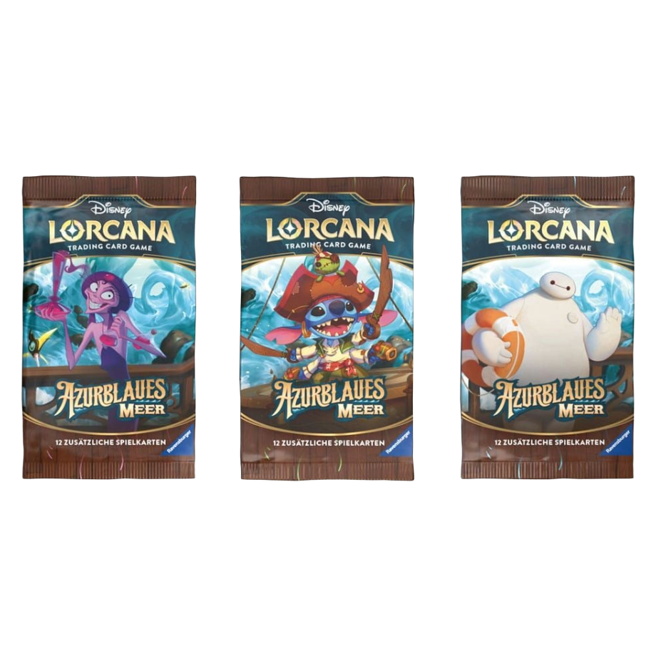 Ravensburger - Disney Lorcana TCG Azurblaues Meer - Booster Display (24) *Deutsche Edition*