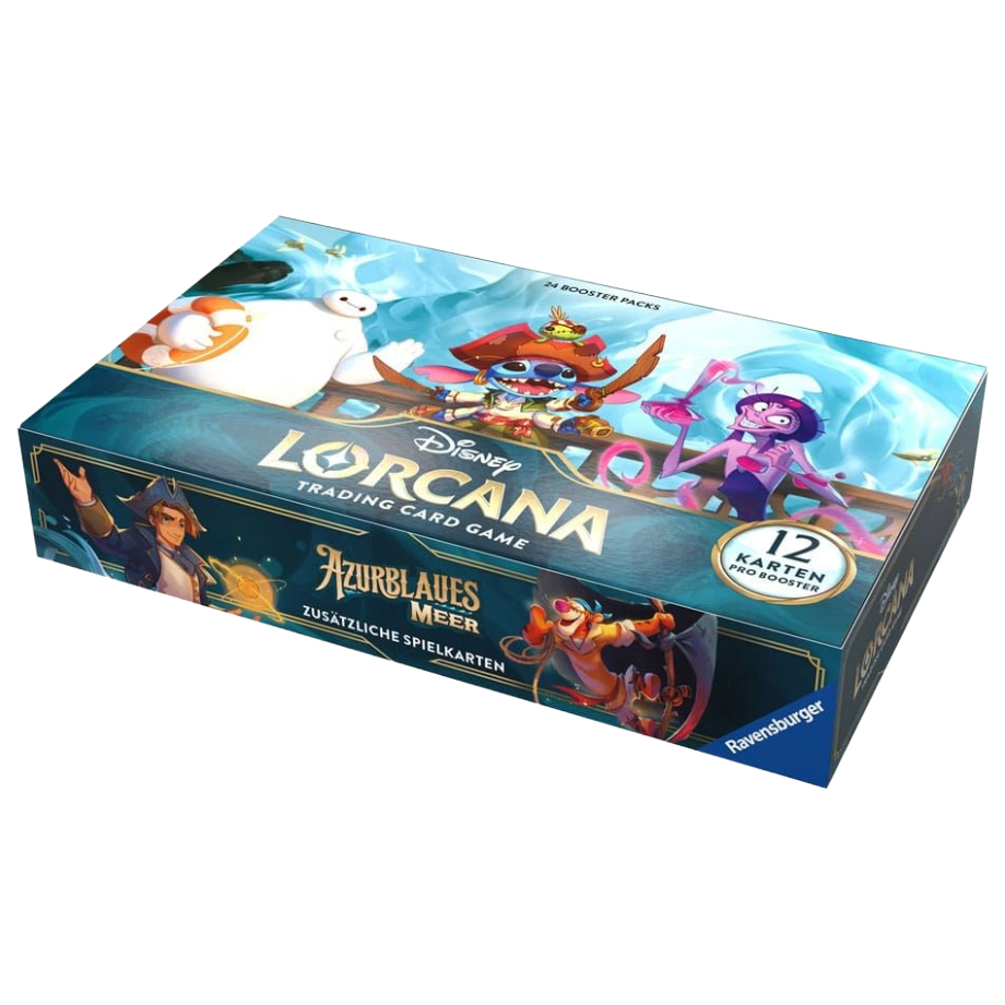 Ravensburger - Disney Lorcana TCG Azurblaues Meer - Booster Display (24) *Deutsche Edition*