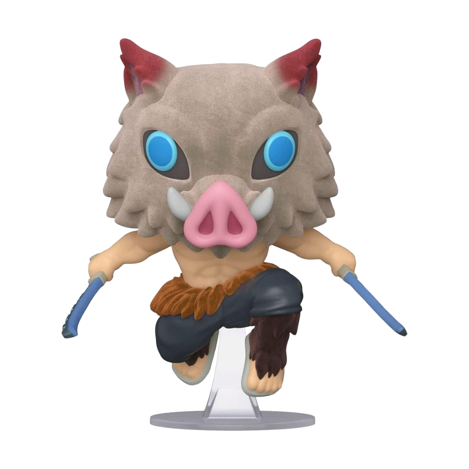 Funko POP! Demon Slayer - Inosuke (flocked) 875 *Exclusive Chance auf Chase*