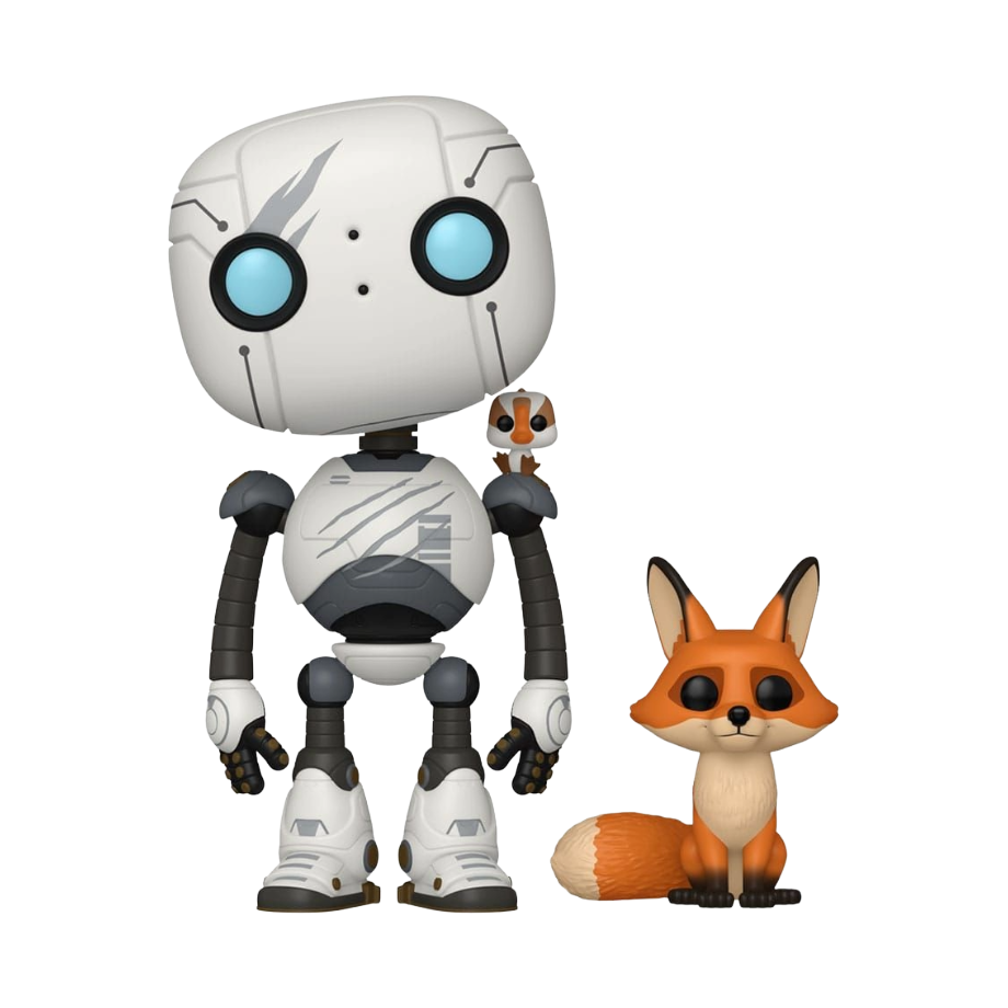 Funko POP! Der wilde Roboter - Roz w/Brightbill & Fink 1794
