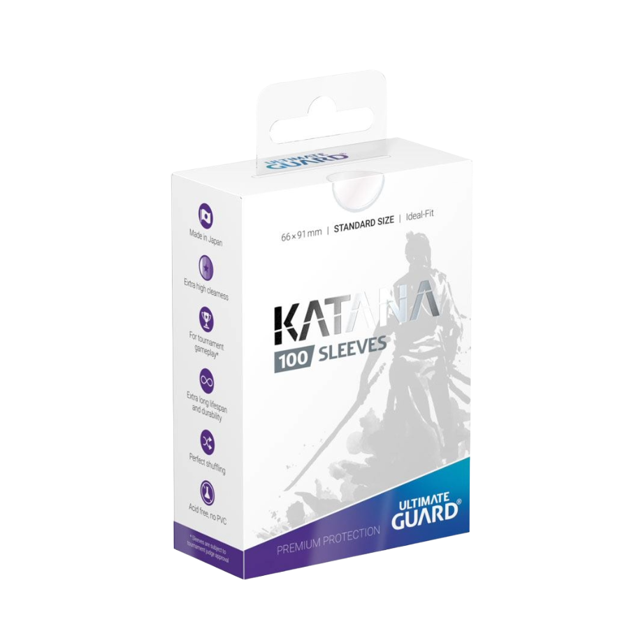 Ultimate Guard Katana Sleeves Standardgröße Transparent (100)