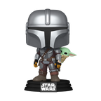 Funko Pop! Star Wars: The Mandalorian and Grogu - The Mandalorian with Grogu 818