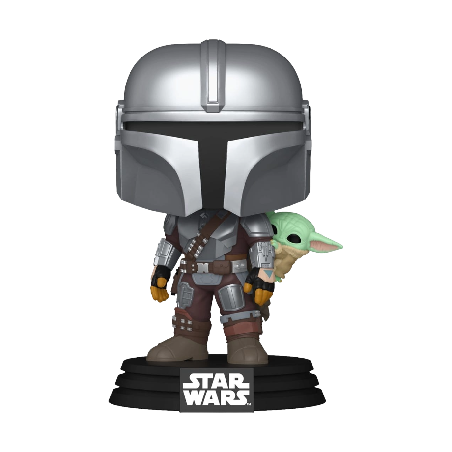 Funko Pop! Star Wars: The Mandalorian and Grogu - The Mandalorian with Grogu 818