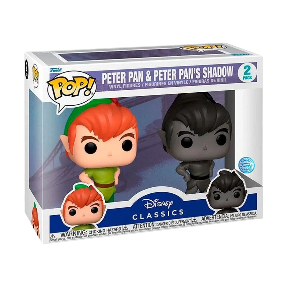 Funko Pop! Disney Peter Pan - Peter Pan & Peter Pan´s shadow 2Pack
