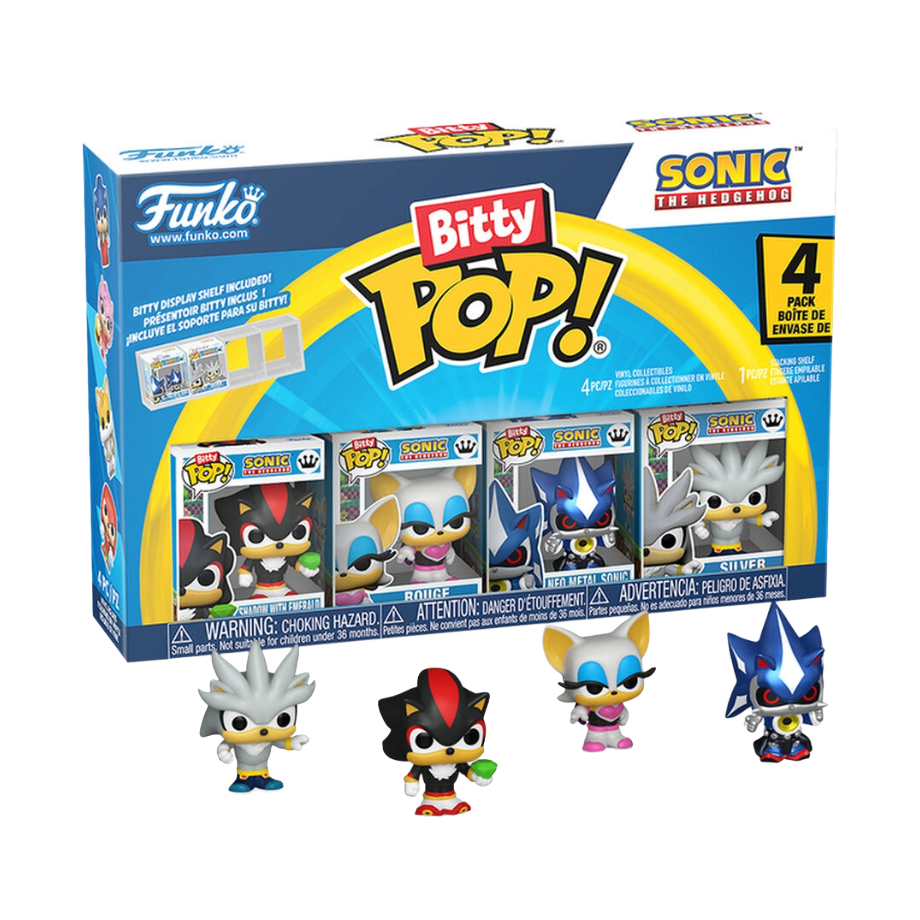 Funko Bitty POP! Sonic The Hedgehog - Series 1 4er Pack
