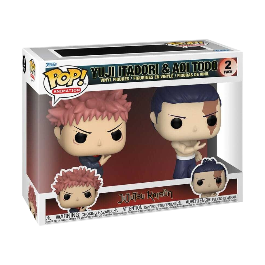 Funko Pop! Jujutsu Kaisen - Yuji Itadori & Aoi Todo 2Pack