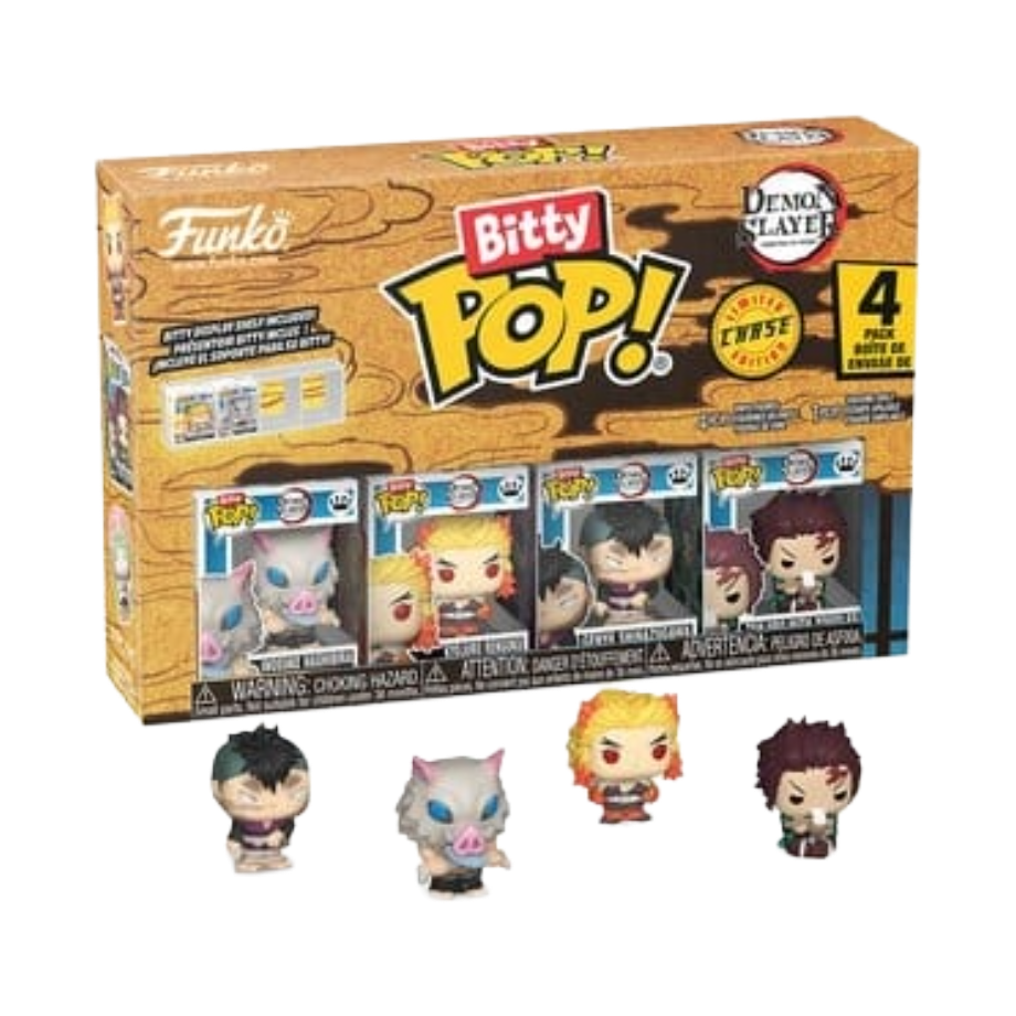 Funko Bitty POP! Demon Slayer - 4er-Pack Inosuke