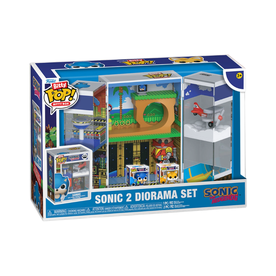 Funko Bitty POP! Sonic The Hedgehog - Sonic 2 Diorama Set