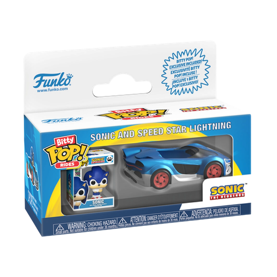 Funko Bitty POP!RIDES Sonic The Hedgehog - Sonic and Speed Star