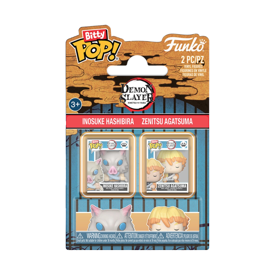 Funko Bitty POP! Demon Slayer - Inosuke & Zenitsu 2-Pack