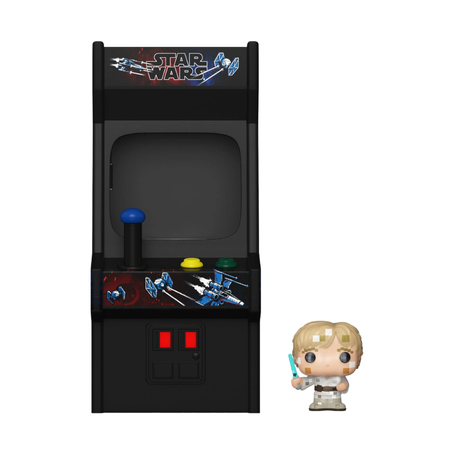 Funko Bitty POP! Star Wars - 8 Bit Luke Skywalker & Arcade Case